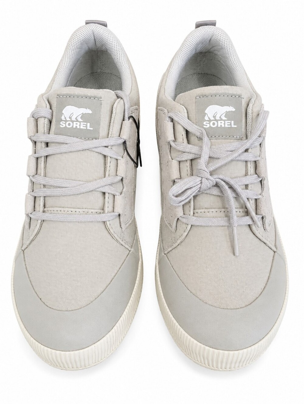 SOREL Waterproof Sneakers Women’s 10.5 Gray Cream Lace-Up